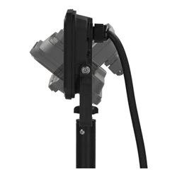 Brennenstuhl LED Stativstrahler JARO 3060 T (20W, 2300lm, 6500K, IP65, LED Arbeitsstrahler mit Stativ und 3m Kabel)