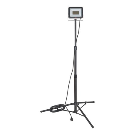 Brennenstuhl LED Stativstrahler JARO 7060 T (50W, 5800lm, 6500K, IP65, LED Arbeitsstrahler mit Stativ und 5m Kabel)