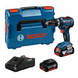 Bosch Akku-Schlagbohrschrauber GSB 18V-55 mit 2x4,0Ah Akkus Ladegerät GAL 18V-40 in L-Boxx