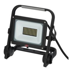 Brennenstuhl Mobiler LED Strahler JARO 4060 M / LED Baustrahler für außen IP65 (LED Arbeitsstrahler 30W mit 3m Kabel, LED Baulam