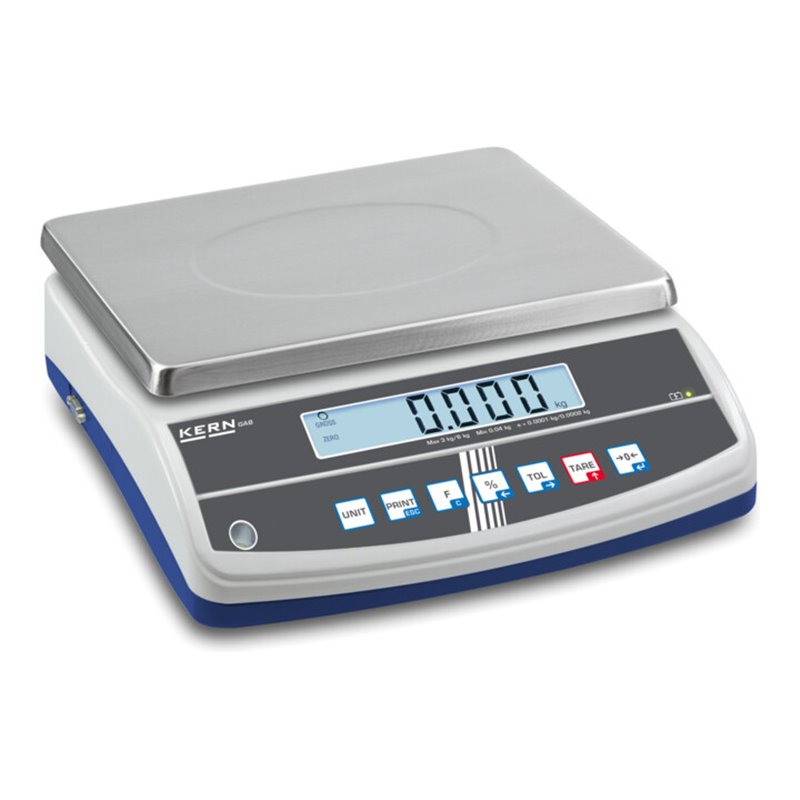 Kern Tischwaage GAB 6K1DNM, Wägebereich 3 | 6 kg, Ablesbarkeit 1 | 2 g