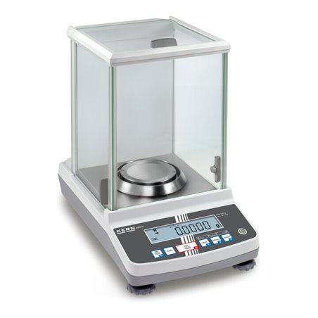 Kern Analysenwaage ABJ 320-4NM+C kalibriert, Wägebereich 320 g, Ablesbarkeit 0,1 mg