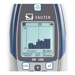 Kern Schallpegelmesser SW 1000, Klasse I, Messbereich 20-134 dB, Ablesbarkeit 0,1 dB