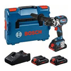 Bosch Professional Set: Akku-Bohrschrauber GSR 18V-110 C, 3x ProCORE18V 4.0Ah, L-BOXX