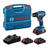 Bosch Professional Set: Akku-Bohrschrauber GSR 18V-45, 3 x ProCORE18V 4.0Ah, L-Case