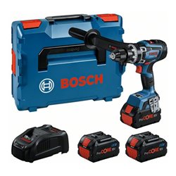 Bosch Prof. Set: Akku-Schlagbohrschrauber GSB 18V-150 C, 3 x ProCORE18V 8.0Ah, L-BOXX