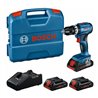 Bosch Prof. Set: Akku-Schlagbohrschrauber GSB 18V-45, 3x ProCORE18V 4.0Ah, L-Case
