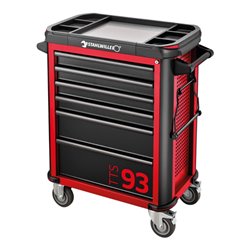 Stahlwille Werkstattwagen TTS 93/6 R 6 Schubl. 481 x 877 x 1000 mm rot, RAL 3020 schwarz RAL 9005