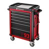 Stahlwille Werkstattwagen TTS 93/6 R 6 Schubl. 481 x 877 x 1000 mm rot, RAL 3020 schwarz RAL 9005