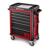 Stahlwille Werkstattwagen TTS 93/6 R 6 Schubl. 481 x 877 x 1000 mm rot, RAL 3020 schwarz RAL 9005