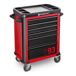 Stahlwille Werkstattwagen TTS 93/6 R 6 Schubl. 481 x 877 x 1000 mm rot, RAL 3020 schwarz RAL 9005