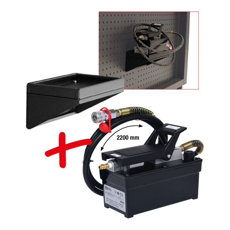 KS Tools Hydraulik-Pumpen-Satz mit Ablage für P40, 4-tlg