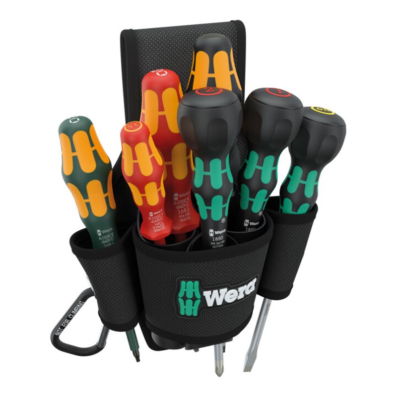 Wera Gürteltasche 9622 Set 3, 8-teilig