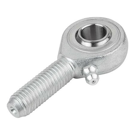 KIPP Gelenkkopf DIN ISO 12240-4 mit kugellagerung linksgewinde, Stahl verzinkt