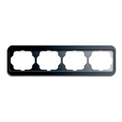 Busch-Jaeger Rahmen 4-fach platin, waager.alpha 1724-20