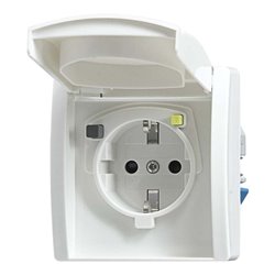 Busch-Jaeger FI-SCHUKOMAT Einsatz alpinweiß 3120 EUGB-44