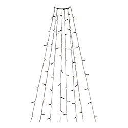 Gnosjö Konstsmide WB LED-Baummantel mit Ring 8Stränge a 70Dioden 6322-810