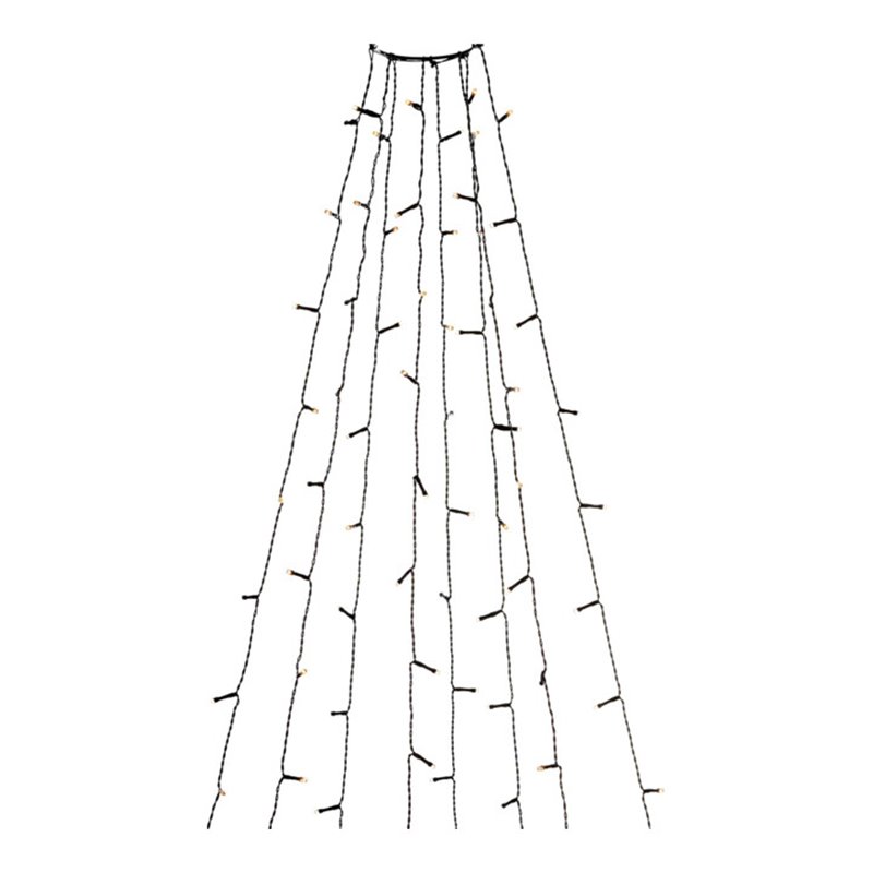 Gnosjö Konstsmide WB LED-Baummantel mit Ring 8Stränge a 70Dioden 6322-810