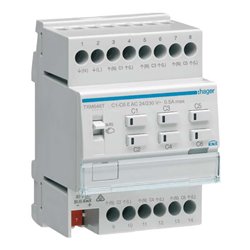 Hager Heizungsaktor 6fach KNX easy f. 24/230V TXM646T