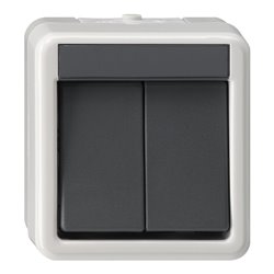 Gira Serienschalter gr AP-WG 010530