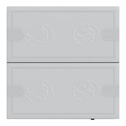 Gira KNX Tastsensor 4 Komf. 2f TS4 anthr. 5002028