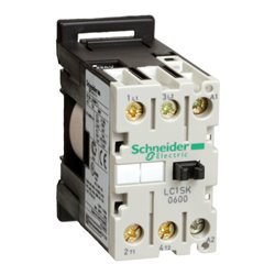 Schneider Electric Schütz 6A 2p.27mm 400V 50/60Hz LC1SK0600V7