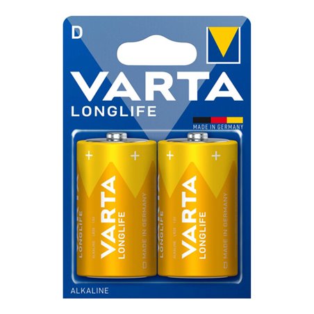 Varta Cons.Varta Longlife Mono 1, 5/Al-Mn 4120 Blister 2