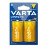 Varta Cons.Varta Longlife Mono 1, 5/Al-Mn 4120 Blister 2