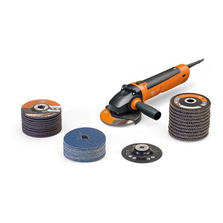 Fein Compact-Winkelschleifer Ø 125 mm, CG 15-125 BL Set Heavy Duty