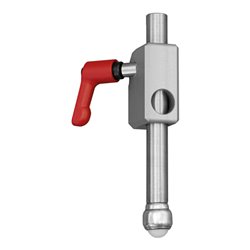 Mafell Niederhalter, mit Rolle zur Führung von Werkstücken im BAT