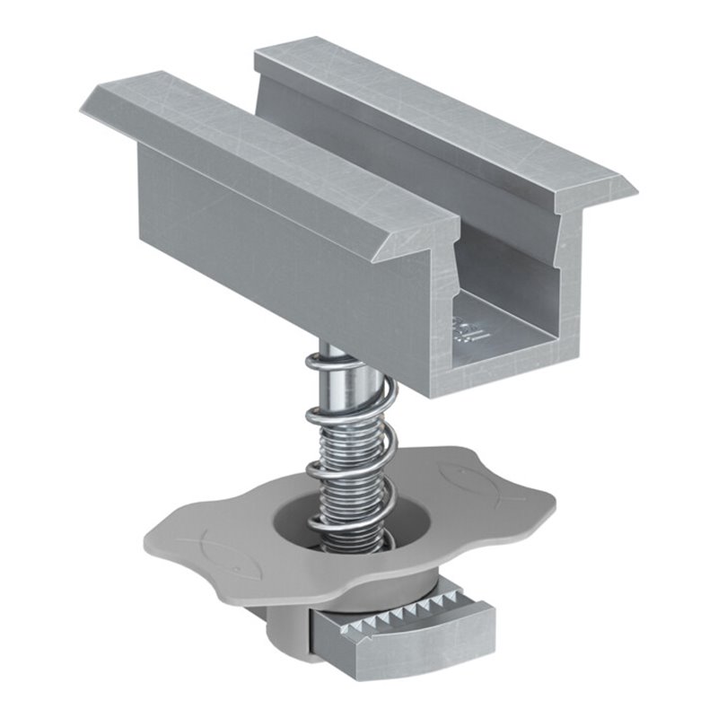 fischer Mittelklemme vormontiert PM C 48-54 Aluminium