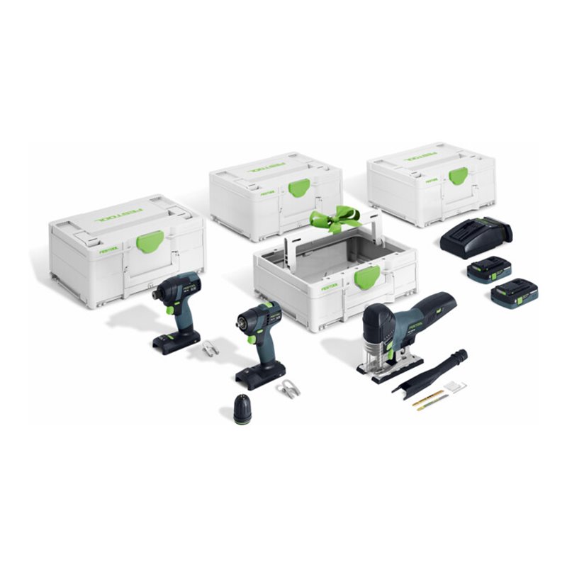 Festool Akku-Combo-Set Montage TID 18/TXS 18/PSC 420/TB 137