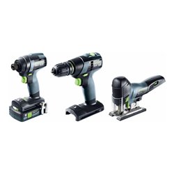 Festool Akku-Combo-Set Montage TID 18/TXS 18/PSC 420/TB 137