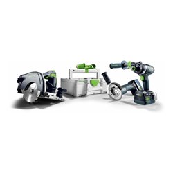 Festool Akku-Combo-Set Holzbau HKC 55/TPC 18/AGC 18/TB 137