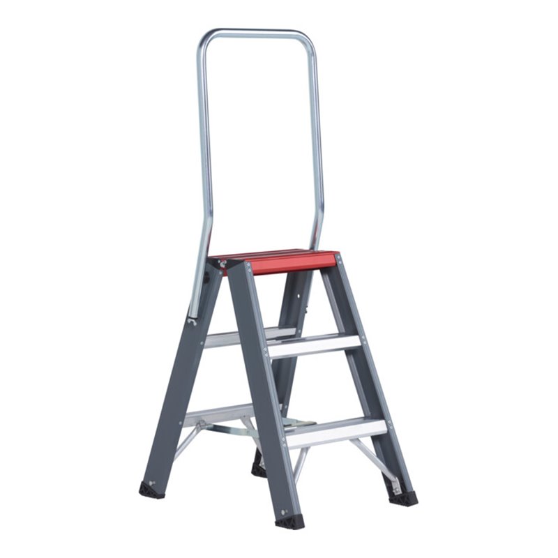 Altrex Stufenstehleiter Falco beidseitig begehbar FDO mit Bügel