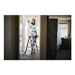 Altrex Stufenstehleiter Falco beidseitig begehbar FDO mit Bügel