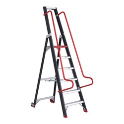 Altrex Stufenstehleiter Taurus einseitig begehbar Lager- und Regal TME