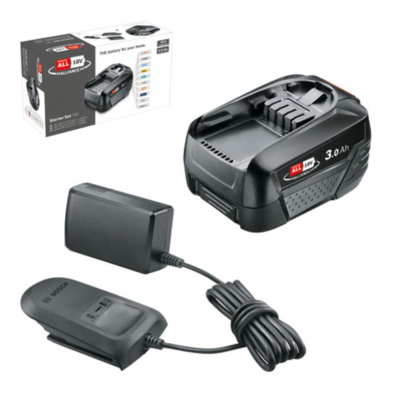Bosch Starter-Set Starter Set 18 V Alliance (3.0 Ah + AL 18V-20)