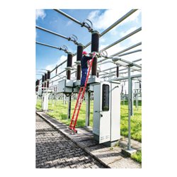 MUNK Stufen-Anlegeleiter GFK mit Traverse