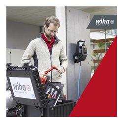 Wiha Werkzeugkoffer Set XL eMobility für Hybrid-und Elektrofahrzeuge, 70 teilig