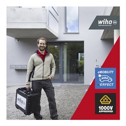 Wiha Werkzeugkoffer Set XL eMobility für Hybrid-und Elektrofahrzeuge, 70 teilig