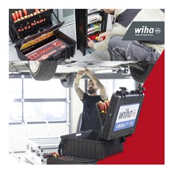 Wiha Werkzeugkoffer Set XL eMobility für Hybrid-und Elektrofahrzeuge, 70 teilig