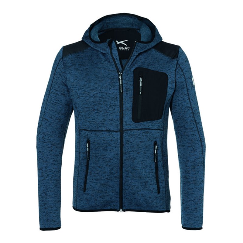 Kübler Strickjacke Light dunkelblau/schwarz Form 1441
