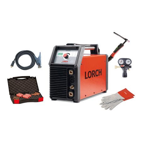 Lorch WIG-Schweißgerät HandyTIG 180 AC/DC für die Werkstatt mit Powermaster-Brenner