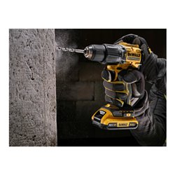 Dewalt Akku-Schlagbohrschrauber 18 Volt, mit 2 Akkus und Schnellladegerät, in T STAK-Box