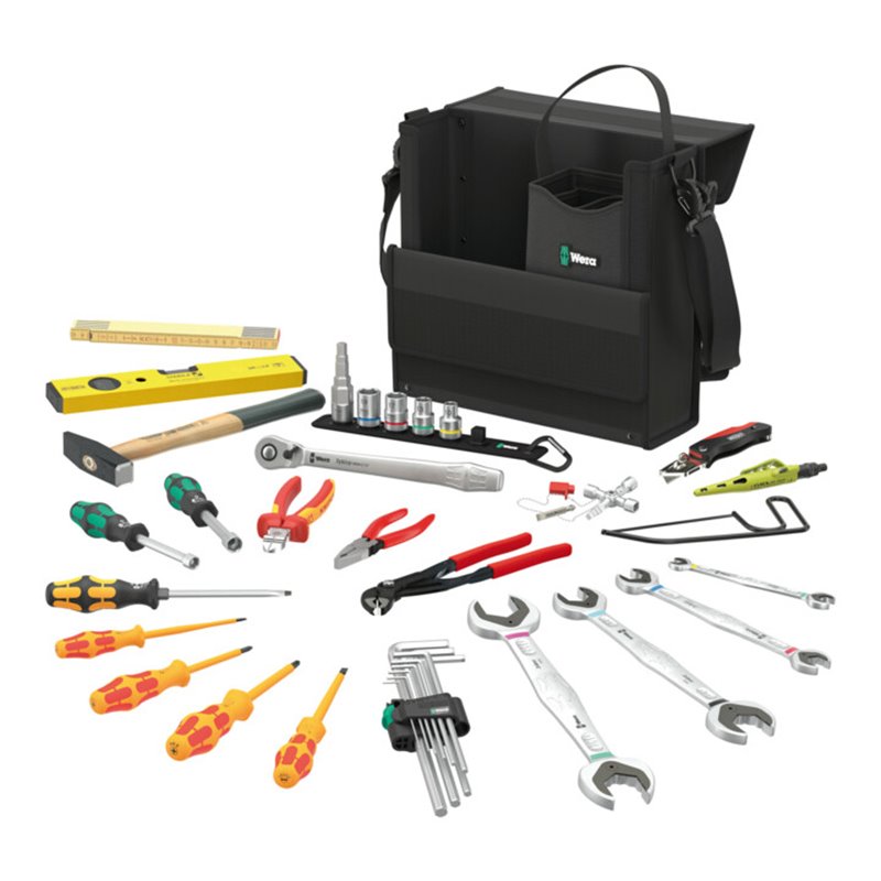 Wera Werkzeugsatz Wera 2go SHK 1 für Sanitär-, Heizungs- und Klimatechnik, 36-teilig