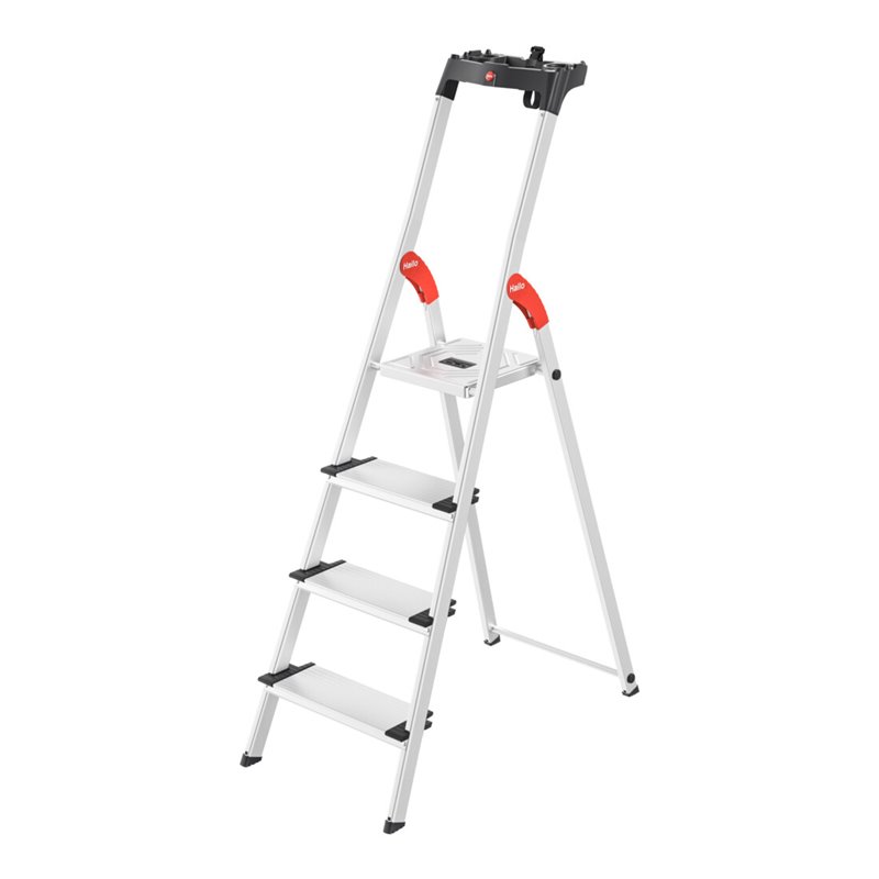 Hailo Alu-Sicherheits-Stehleiter L80 ComfortLine