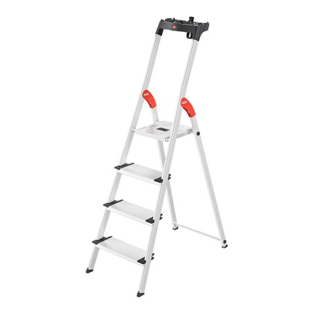 Hailo Alu-Sicherheits-Stehleiter L80 ComfortLine