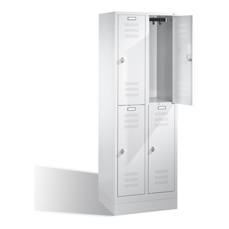 C+P Spind doppelstöckig Serie 128, Garderobenschrank