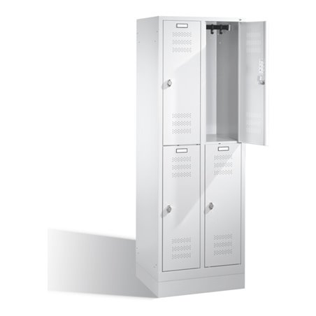 C+P Spind doppelstöckig Serie 128, Garderobenschrank